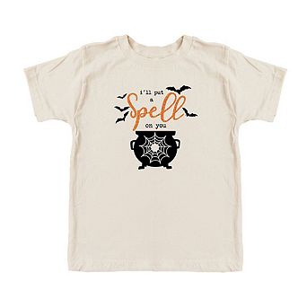 I'll Put A Spell On You Glitter Youth Short Sleeve Graphic Tee