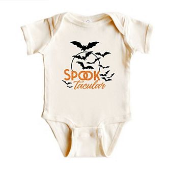 Spooktacular Glitter Baby Bodysuit