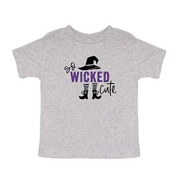 So Wicked Cute Glitter Youth Short Sleeve Graphic Tee