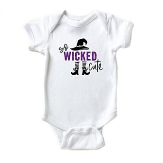 So Wicked Cute Glitter Baby Bodysuit