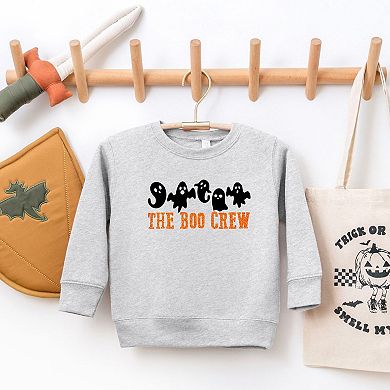 The Boo Crew Glitter Toddler Graphic Sweatshirt
