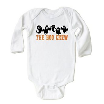The Boo Crew Glitter Baby Long Sleeve Bodysuit