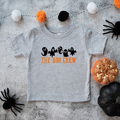 The Boo Crew Glitter Toddler Short Sleeve Graphic Tee