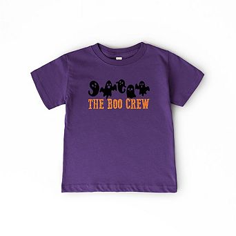 The Boo Crew Glitter Toddler Short Sleeve Graphic Tee