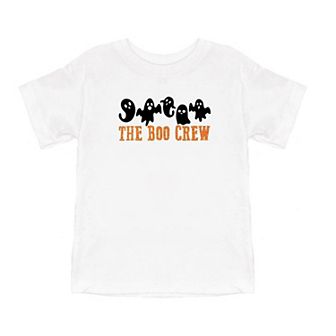 The Boo Crew Glitter Toddler Short Sleeve Graphic Tee