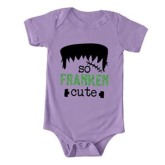 So Franken Cute Glitter Baby Bodysuit