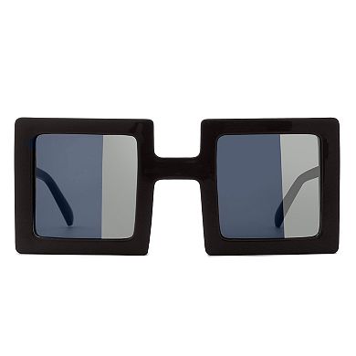 Two-tone Tinted Bright Box Square Sunglasses