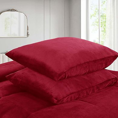 MarCielo 3 Piece Soft Micromink Fluffy Ultra Cozy Sherpa Comforter Set