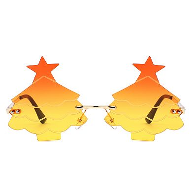 Novelty Christmas Tree Tinted Sunglasses