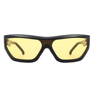 Square Wrap Around Geometric Fashion Sunglasses