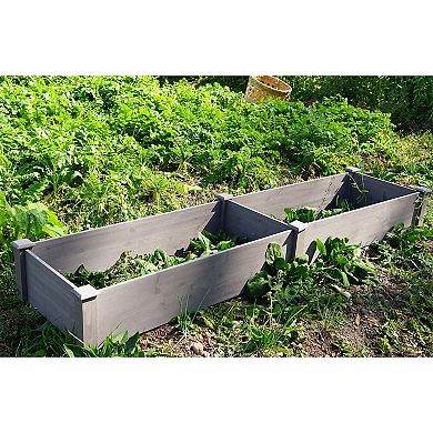 Over Ground Raised Garden Bed Planter Box Spacious And Durable Raised Bed For Easy Gardening