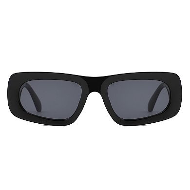 Retro Narrow Rectangle Square Fashion Sunglasses