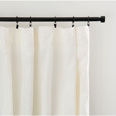 100% French Linen Window Curtain Set