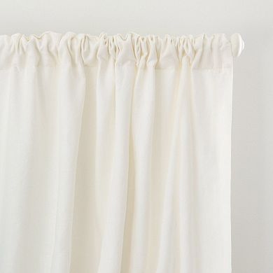 100% French Linen Window Curtain Set