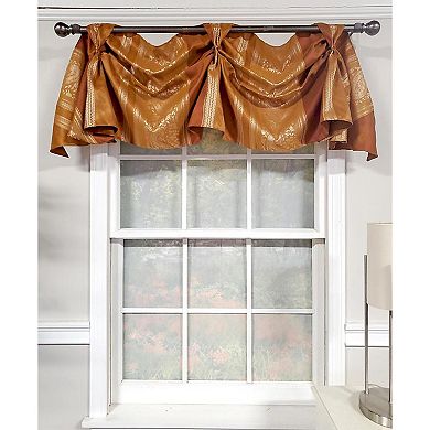 Nikoleta Celebration Valance Hand Pleated Tabs Elegant Window Treatment Valance
