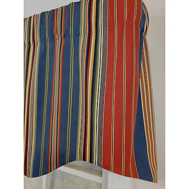 Sailor Stripe Regal 3" Rod Pocket Lining Luxurious And Elegant Window Treatment Valance