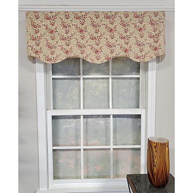 Loulia Provance 3" Rod Pocket Lining Luxurious And Elegant Window Treatment Valance
