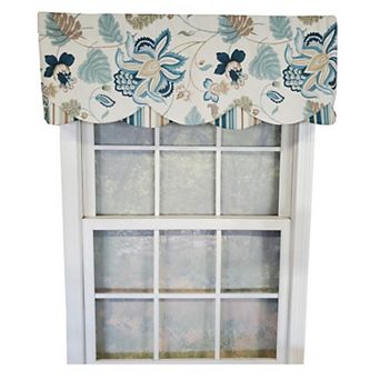 Samanta 100% Cotton Luxurious Lining Stripe Rod Pocket Petticoat Valance