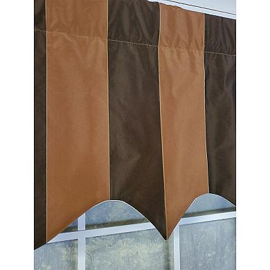 Pascal Stripe Regal 3" Rod Pocket Lining Luxurious And Elegant Window Treatment Valance