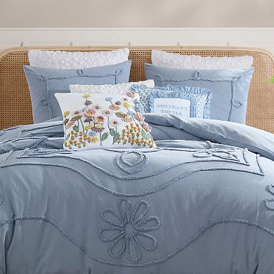 Peri Retro Scroll 3-piece Comforter Set