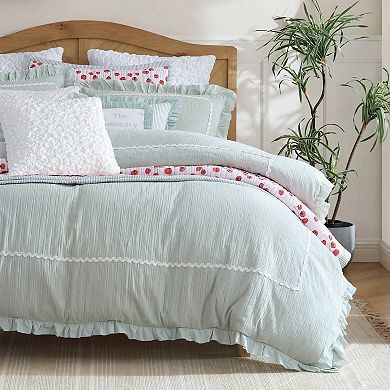 Peri Renee Ruffle 3-piece Comforter Set