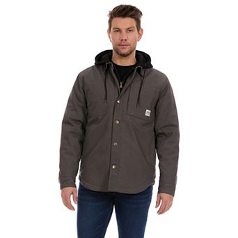 Men's Bass Creek Outfitters® Duck Canvas Hooded Shirt Jacket