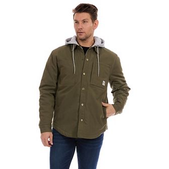 Men's Bass Creek Outfitters® Duck Canvas Hooded Shirt Jacket