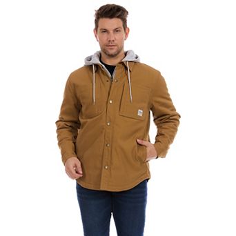 Men's Bass Creek Outfitters® Duck Canvas Hooded Shirt Jacket