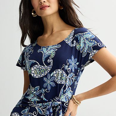 Robbie Bee Short Sleeve Mini Dress Size 8