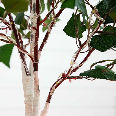 nearly natural 5-ft. Pre-Lit Artificial Birch Tree