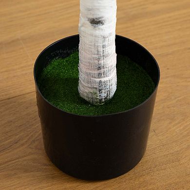 nearly natural 5-ft. Pre-Lit Artificial Birch Tree