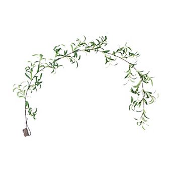 nearly natural 6.5-ft. Pre-Lit Artificial Olive Garland
