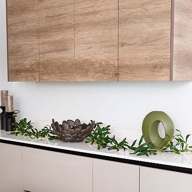 nearly natural 6.5-ft. Pre-Lit Artificial Olive Garland