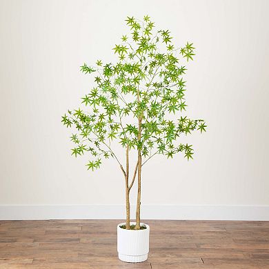 nearly natural 6-ft. Artificial Maple Tree