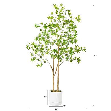 nearly natural 6-ft. Artificial Maple Tree