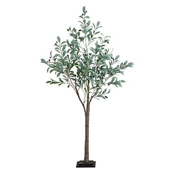 nearly natural 5-ft. Pre-Lit Artificial Fruiting Olive Tree