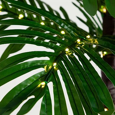 nearly natural 6-ft. Pre-Lit Artificial Palm Tree