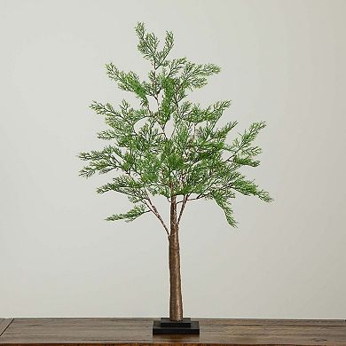 nearly natural 3-ft. Pre-Lit Artificial Cypress Tree