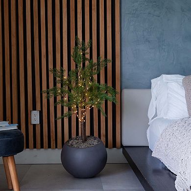 nearly natural 3-ft. Pre-Lit Artificial Cypress Tree