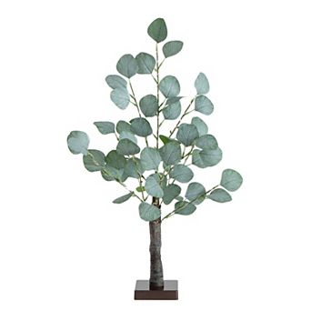 nearly natural 2-ft. Pre-Lit Artificial Eucalyptus Tree