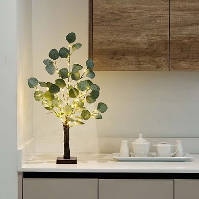 nearly natural 2-ft. Pre-Lit Artificial Eucalyptus Tree