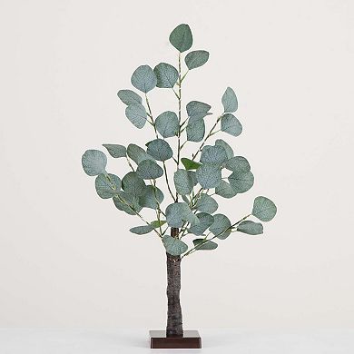 nearly natural 2-ft. Pre-Lit Artificial Eucalyptus Tree