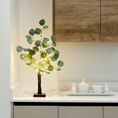 nearly natural 2-ft. Pre-Lit Artificial Eucalyptus Tree