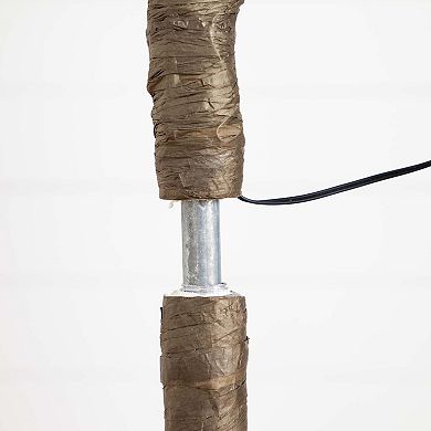 nearly natural 6-ft. 300 LED Light Bulbs Pre-Lit Artificial Olive Tree