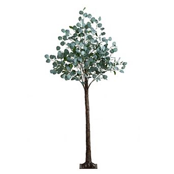nearly natural 6-ft. Pre-Lit Artificial Eucalyptus Tree