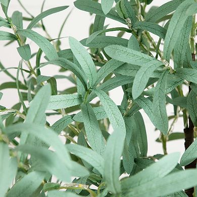 nearly natural 6-ft. Pre-Lit Artificial Olive Tree