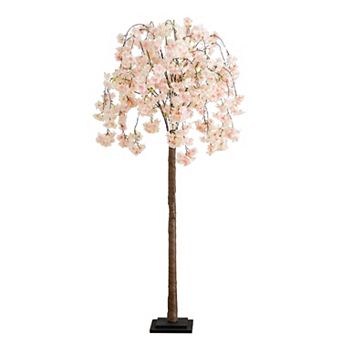 nearly natural 5-ft. Pre-Lit Artificial Cascading Cherry Blossom Tree