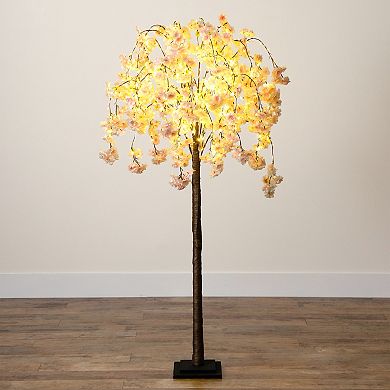 nearly natural 5-ft. Pre-Lit Artificial Cascading Cherry Blossom Tree