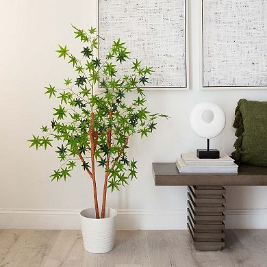 nearly natural 4-ft. Artificial Maple Tree