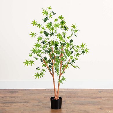 nearly natural 4-ft. Artificial Maple Tree